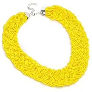 CLOSET CLEAN OUT! *NWOT* Yel. Statement Necklace!